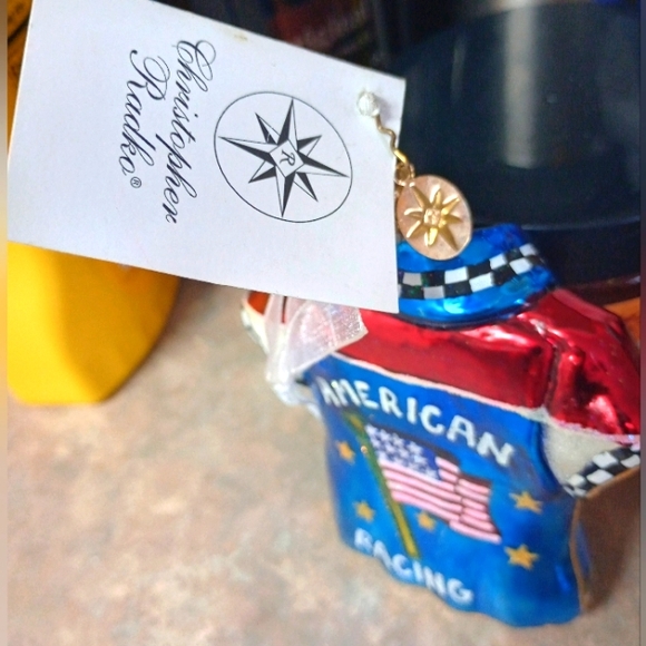 Christopher Radko American Racer Ornament w/tag no box - Picture 2 of 2